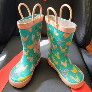 Chicken Rubber Rain Boots